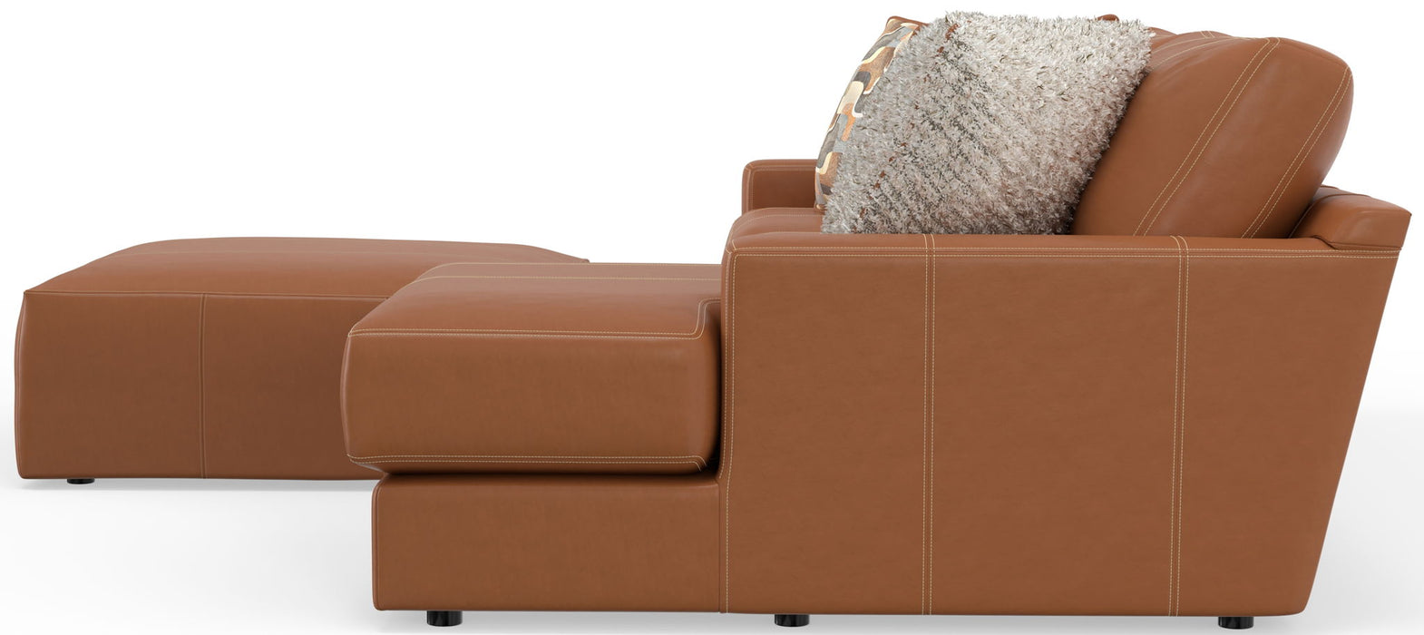 Minori - Italian Leather Sofa / Chaise And Cocktail Ottoman – 2 Piece Living Room Sets by Jackson at Furniture Wholesale Plus , Nashville furniture store