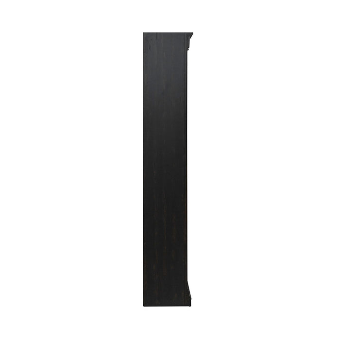 Meritage - Bunching Bookcase (Set of 2) - Aged Charcoal – 2 Piece Home Office Sets by Liberty Furniture at Furniture Wholesale Plus , Nashville furniture store