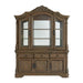Madison Park - Server & Hutch With Led - Walnut – Display Cabinets by Elements International at Furniture Wholesale Plus , Nashville furniture store