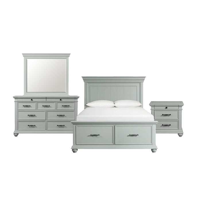 Slater - Platform Storage Bedroom Set – 3 Piece Bedroom Sets by Elements International at Furniture Wholesale Plus , Nashville furniture store