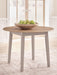 Harperfeld - Round Dining Room Drop Leaf Table - Natural / Gray – Dining Tables by Signature Design by Ashley® at Furniture Wholesale Plus , Nashville furniture store