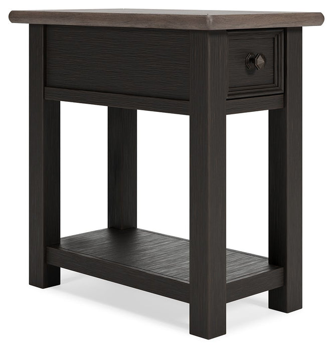 Tyler Creek - Chair Side End Table - Black / Gray – Chair Side Tables by Signature Design by Ashley® at Furniture Wholesale Plus , Nashville furniture store