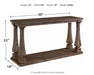 Johnelle - Sofa Table - Gray – Sofa Tables by Signature Design by Ashley® at Furniture Wholesale Plus , Nashville furniture store