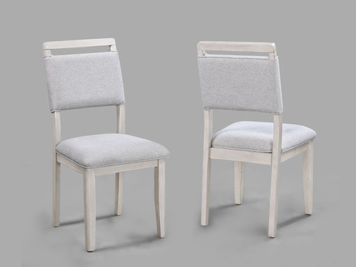 Blanche - Side Chair (Set of 2) - Antique White – Chair Sets by Crown Mark at Furniture Wholesale Plus , Nashville furniture store