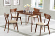 Kersey - 5 Piece Rectangular Dining Table Set - Chestnut - Premium 5 Piece Dining Room Sets from CoasterEssence - Just $579! Shop now at Furniture Wholesale Plus  We are the best furniture store in Nashville, Hendersonville, Goodlettsville, Madison, Antioch, Mount Juliet, Lebanon, Gallatin, Springfield, Murfreesboro, Franklin, Brentwood