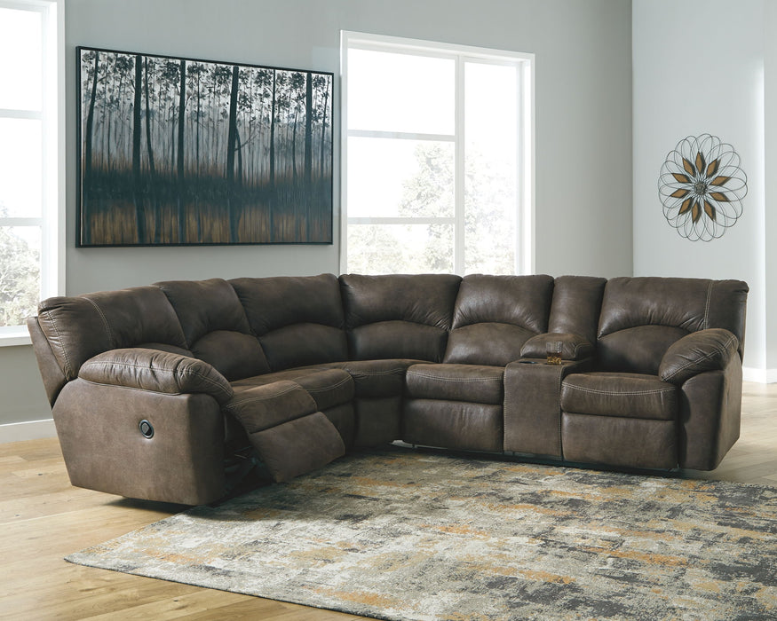 Tambo - Reclining Living Room Set – 3 Piece Living Room Sets by Signature Design by Ashley® at Furniture Wholesale Plus , Nashville furniture store