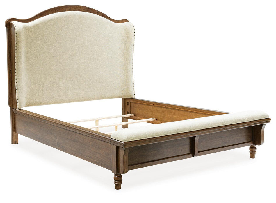 Sturlayne - Upholstered Panel Bed – Upholstered Beds by Benchcraft® at Furniture Wholesale Plus , Nashville furniture store