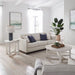 Backroads - 3 Piece Table Set (Round Cocktail Table & 2 Round End Tables) - Weathered White – Table Sets by Liberty Furniture at Furniture Wholesale Plus , Nashville furniture store