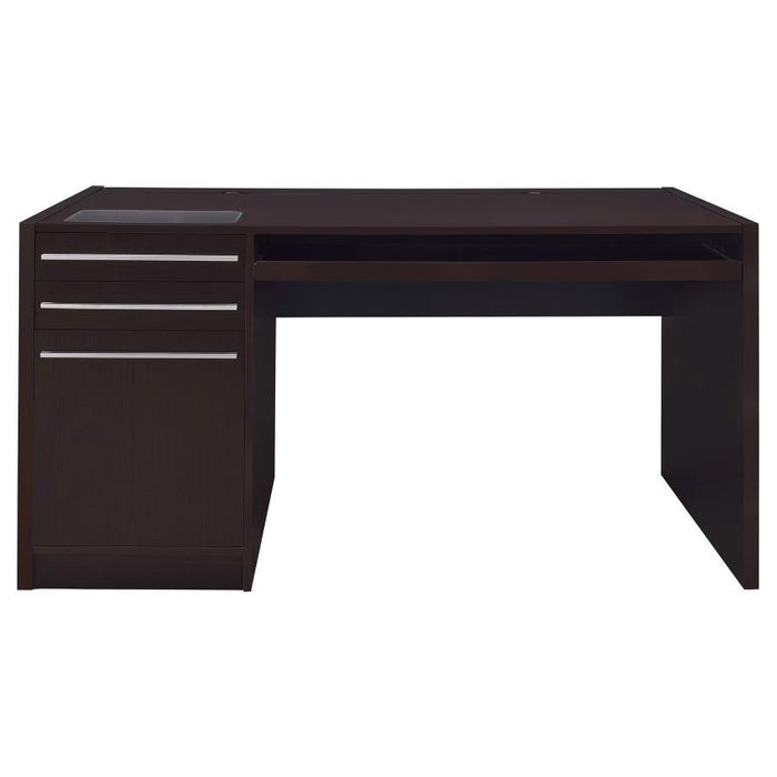Halston - Office Computer Desk - Premium Computer Desks from CoasterEveryday - Just $369! Shop now at Furniture Wholesale Plus  We are the best furniture store in Nashville, Hendersonville, Goodlettsville, Madison, Antioch, Mount Juliet, Lebanon, Gallatin, Springfield, Murfreesboro, Franklin, Brentwood