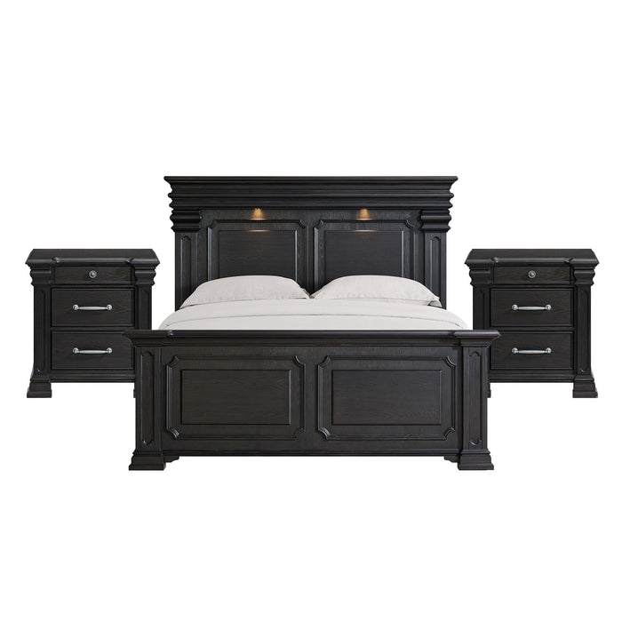 Kings Court - Bedroom Set – 3 Piece Bedroom Sets by Elements International at Furniture Wholesale Plus , Nashville furniture store