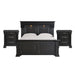 Kings Court - Bedroom Set – 3 Piece Bedroom Sets by Elements International at Furniture Wholesale Plus , Nashville furniture store