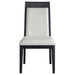 Brookmead - Dining Side Chair (Set of 2) - Ivory / Black – Chair Sets by Coaster Fine Furniture at Furniture Wholesale Plus , Nashville furniture store