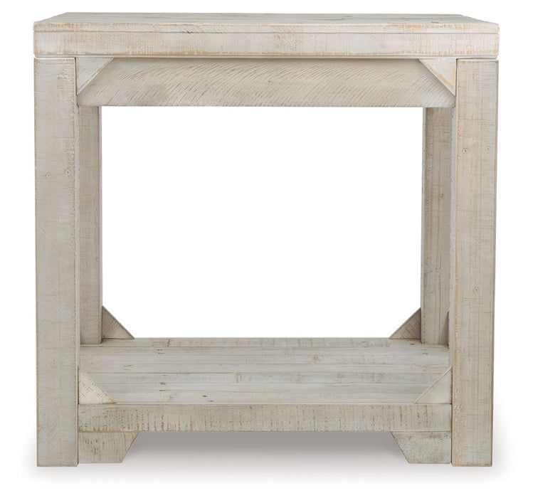Fregine - Rectangular End Table - Whitewash – End Tables by Signature Design by Ashley® at Furniture Wholesale Plus , Nashville furniture store