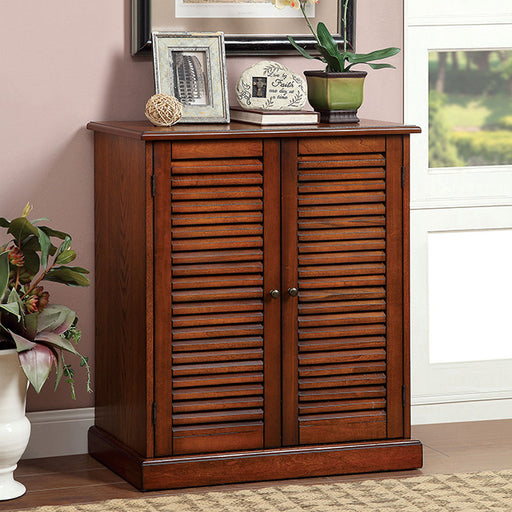 Della Oak Shoe Cabinet - Premium Accent Cabinet from FOA East - Just $271.05! Shop now at Furniture Wholesale Plus  We are the best furniture store in Nashville, Hendersonville, Goodlettsville, Madison, Antioch, Mount Juliet, Lebanon, Gallatin, Springfield, Murfreesboro, Franklin, Brentwood