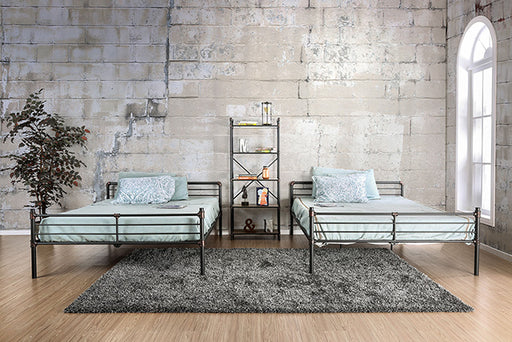 Olga I Antique Black Queen/Queen Bunk Bed - Premium Bunk Bed from FOA East - Just $817.05! Shop now at Furniture Wholesale Plus  We are the best furniture store in Nashville, Hendersonville, Goodlettsville, Madison, Antioch, Mount Juliet, Lebanon, Gallatin, Springfield, Murfreesboro, Franklin, Brentwood