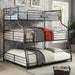 Olga III Sand Black Twin/Full/Queen Bunk Bed - Premium Bunk Bed from FOA East - Just $1012.05! Shop now at Furniture Wholesale Plus  We are the best furniture store in Nashville, Hendersonville, Goodlettsville, Madison, Antioch, Mount Juliet, Lebanon, Gallatin, Springfield, Murfreesboro, Franklin, Brentwood