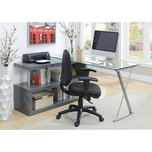 Acke Gray Desk - Premium Desk from FOA East - Just $661.05! Shop now at Furniture Wholesale Plus  We are the best furniture store in Nashville, Hendersonville, Goodlettsville, Madison, Antioch, Mount Juliet, Lebanon, Gallatin, Springfield, Murfreesboro, Franklin, Brentwood