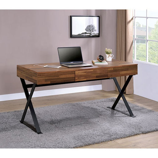 Tensed Sand Black Desk - Premium Desk from FOA East - Just $388.05! Shop now at Furniture Wholesale Plus  We are the best furniture store in Nashville, Hendersonville, Goodlettsville, Madison, Antioch, Mount Juliet, Lebanon, Gallatin, Springfield, Murfreesboro, Franklin, Brentwood