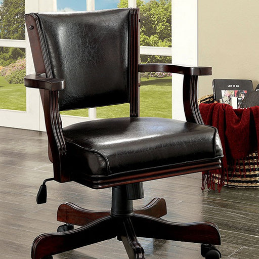 ROWAN Cherry Height-Adjustable Arm Chair - Premium Dining Chair from FOA East - Just $351! Shop now at Furniture Wholesale Plus  We are the best furniture store in Nashville, Hendersonville, Goodlettsville, Madison, Antioch, Mount Juliet, Lebanon, Gallatin, Springfield, Murfreesboro, Franklin, Brentwood