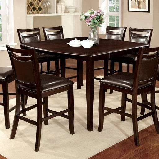 WOODSIDE II Dark Cherry/Espresso Counter Ht. Table w/ 18" Leaf - Premium Dining Table from FOA East - Just $366.60! Shop now at Furniture Wholesale Plus  We are the best furniture store in Nashville, Hendersonville, Goodlettsville, Madison, Antioch, Mount Juliet, Lebanon, Gallatin, Springfield, Murfreesboro, Franklin, Brentwood