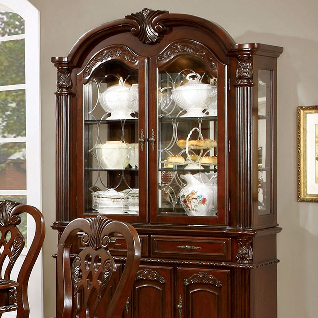 ELANA Brown Cherry Hutch & Buffet, Cherry - Premium Hutch & Buffet from FOA East - Just $1753.05! Shop now at Furniture Wholesale Plus  We are the best furniture store in Nashville, Hendersonville, Goodlettsville, Madison, Antioch, Mount Juliet, Lebanon, Gallatin, Springfield, Murfreesboro, Franklin, Brentwood