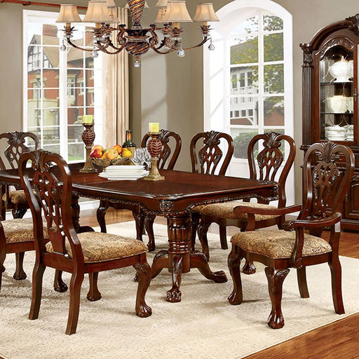 ELANA Brown Cherry Dining Table w/ 18" Butterfly Leaf - Premium Dining Table from FOA East - Just $797.55! Shop now at Furniture Wholesale Plus  We are the best furniture store in Nashville, Hendersonville, Goodlettsville, Madison, Antioch, Mount Juliet, Lebanon, Gallatin, Springfield, Murfreesboro, Franklin, Brentwood