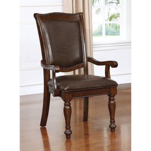 Alpena Brown Cherry/Espresso Arm Chair (2/CTN) - Premium Dining Chair from FOA East - Just $292.50! Shop now at Furniture Wholesale Plus  We are the best furniture store in Nashville, Hendersonville, Goodlettsville, Madison, Antioch, Mount Juliet, Lebanon, Gallatin, Springfield, Murfreesboro, Franklin, Brentwood