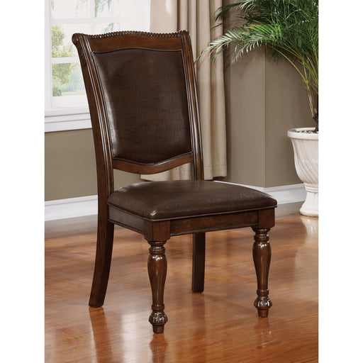 Alpena Brown Cherry/Espresso Side Chair (2/CTN) - Premium Dining Chair from FOA East - Just $273! Shop now at Furniture Wholesale Plus  We are the best furniture store in Nashville, Hendersonville, Goodlettsville, Madison, Antioch, Mount Juliet, Lebanon, Gallatin, Springfield, Murfreesboro, Franklin, Brentwood