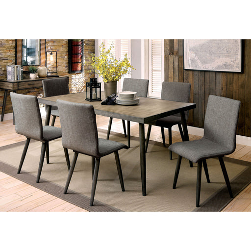 Vilhelm I Gray Dining Table - Premium Dining Table from FOA East - Just $442.65! Shop now at Furniture Wholesale Plus  We are the best furniture store in Nashville, Hendersonville, Goodlettsville, Madison, Antioch, Mount Juliet, Lebanon, Gallatin, Springfield, Murfreesboro, Franklin, Brentwood