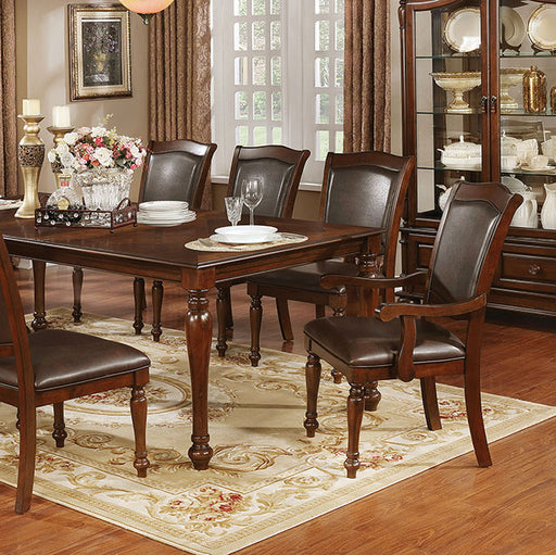 Sylvana Brown Cherry Dining Table - Premium Dining Table from FOA East - Just $524.55! Shop now at Furniture Wholesale Plus  We are the best furniture store in Nashville, Hendersonville, Goodlettsville, Madison, Antioch, Mount Juliet, Lebanon, Gallatin, Springfield, Murfreesboro, Franklin, Brentwood