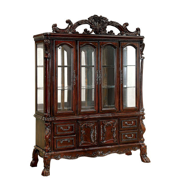 MEDIEVE Cherry Hutch & Buffet, Cherry - Premium Hutch & Buffet from FOA East - Just $2962.05! Shop now at Furniture Wholesale Plus  We are the best furniture store in Nashville, Hendersonville, Goodlettsville, Madison, Antioch, Mount Juliet, Lebanon, Gallatin, Springfield, Murfreesboro, Franklin, Brentwood