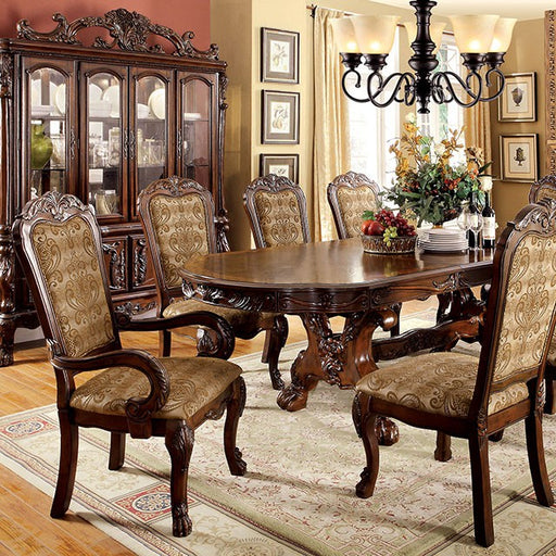 MEDIEVE Cherry Dining Table, Cherry - Premium Dining Table from FOA East - Just $1600.95! Shop now at Furniture Wholesale Plus  We are the best furniture store in Nashville, Hendersonville, Goodlettsville, Madison, Antioch, Mount Juliet, Lebanon, Gallatin, Springfield, Murfreesboro, Franklin, Brentwood