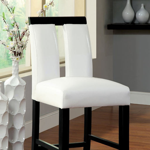 LUMINAR II Black/White Counter Ht. Chair (2/CTN) - Premium Dining Chair from FOA East - Just $292.50! Shop now at Furniture Wholesale Plus  We are the best furniture store in Nashville, Hendersonville, Goodlettsville, Madison, Antioch, Mount Juliet, Lebanon, Gallatin, Springfield, Murfreesboro, Franklin, Brentwood