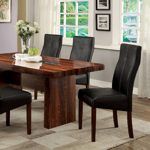 BONNEVILLE I Brown Cherry Dining Table - Premium Dining Table from FOA East - Just $366.60! Shop now at Furniture Wholesale Plus  We are the best furniture store in Nashville, Hendersonville, Goodlettsville, Madison, Antioch, Mount Juliet, Lebanon, Gallatin, Springfield, Murfreesboro, Franklin, Brentwood