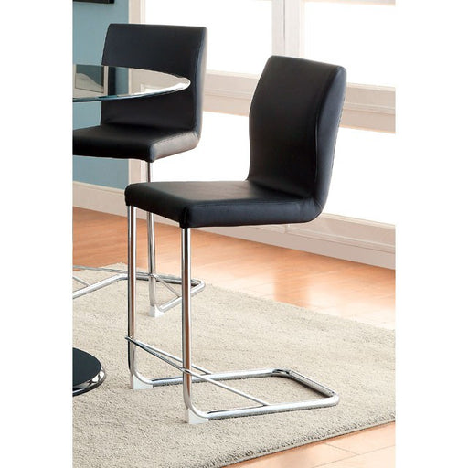 LODIA II Black Counter Ht. Chair - Premium Dining Chair from FOA East - Just $292.50! Shop now at Furniture Wholesale Plus  We are the best furniture store in Nashville, Hendersonville, Goodlettsville, Madison, Antioch, Mount Juliet, Lebanon, Gallatin, Springfield, Murfreesboro, Franklin, Brentwood