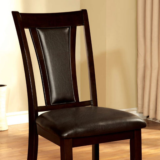 BRENT Dark Cherry/Espresso Side Chair (2/CTN) - Premium Dining Chair from FOA East - Just $261.30! Shop now at Furniture Wholesale Plus  We are the best furniture store in Nashville, Hendersonville, Goodlettsville, Madison, Antioch, Mount Juliet, Lebanon, Gallatin, Springfield, Murfreesboro, Franklin, Brentwood