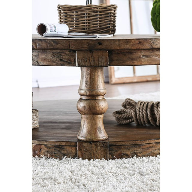 Mika Antique Oak Coffee Table w/ Cushion Top - Premium Cocktail Table from FOA East - Just $836.55! Shop now at Furniture Wholesale Plus  We are the best furniture store in Nashville, Hendersonville, Goodlettsville, Madison, Antioch, Mount Juliet, Lebanon, Gallatin, Springfield, Murfreesboro, Franklin, Brentwood