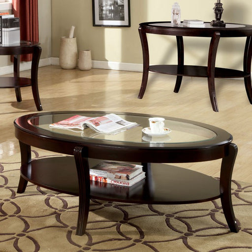 FINLEY Espresso Coffee Table - Premium Cocktail Table from FOA East - Just $251.55! Shop now at Furniture Wholesale Plus  We are the best furniture store in Nashville, Hendersonville, Goodlettsville, Madison, Antioch, Mount Juliet, Lebanon, Gallatin, Springfield, Murfreesboro, Franklin, Brentwood