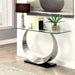 ORLA II Satin Plated/Black Sofa Table - Premium Sofa Table from FOA East - Just $680.55! Shop now at Furniture Wholesale Plus  We are the best furniture store in Nashville, Hendersonville, Goodlettsville, Madison, Antioch, Mount Juliet, Lebanon, Gallatin, Springfield, Murfreesboro, Franklin, Brentwood