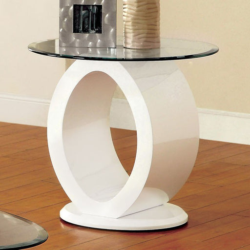 LODIA III White End Table, White - Premium End Table from FOA East - Just $290.55! Shop now at Furniture Wholesale Plus  We are the best furniture store in Nashville, Hendersonville, Goodlettsville, Madison, Antioch, Mount Juliet, Lebanon, Gallatin, Springfield, Murfreesboro, Franklin, Brentwood