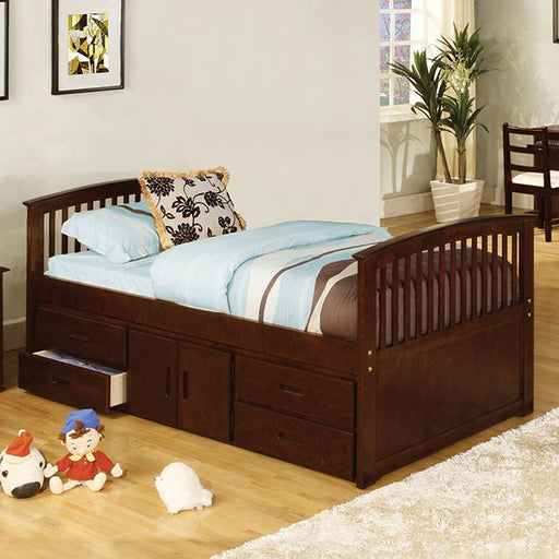 Caballero Captain Twin Bed - Premium Youth Bed from FOA East - Just $883.35! Shop now at Furniture Wholesale Plus  We are the best furniture store in Nashville, Hendersonville, Goodlettsville, Madison, Antioch, Mount Juliet, Lebanon, Gallatin, Springfield, Murfreesboro, Franklin, Brentwood