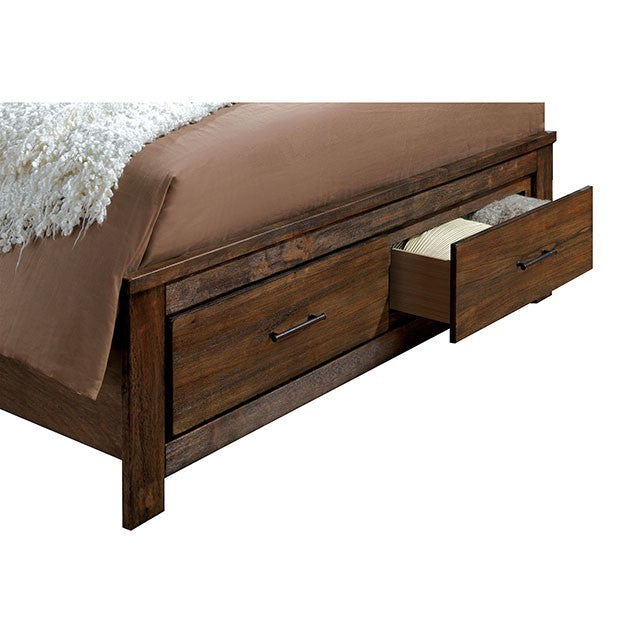 ELKTON Oak QUEEN BED - Premium Bed from FOA East - Just $641.55! Shop now at Furniture Wholesale Plus  We are the best furniture store in Nashville, Hendersonville, Goodlettsville, Madison, Antioch, Mount Juliet, Lebanon, Gallatin, Springfield, Murfreesboro, Franklin, Brentwood