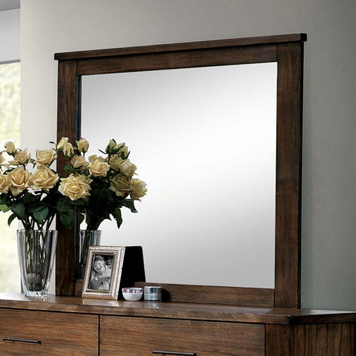 ELKTON Oak Mirror - Premium Mirror from FOA East - Just $136.50! Shop now at Furniture Wholesale Plus  We are the best furniture store in Nashville, Hendersonville, Goodlettsville, Madison, Antioch, Mount Juliet, Lebanon, Gallatin, Springfield, Murfreesboro, Franklin, Brentwood