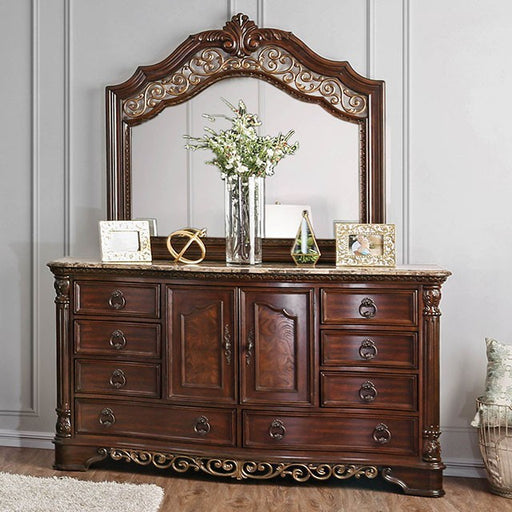 Menodora Brown Cherry Dresser - Premium Dresser from FOA East - Just $1345.50! Shop now at Furniture Wholesale Plus  We are the best furniture store in Nashville, Hendersonville, Goodlettsville, Madison, Antioch, Mount Juliet, Lebanon, Gallatin, Springfield, Murfreesboro, Franklin, Brentwood