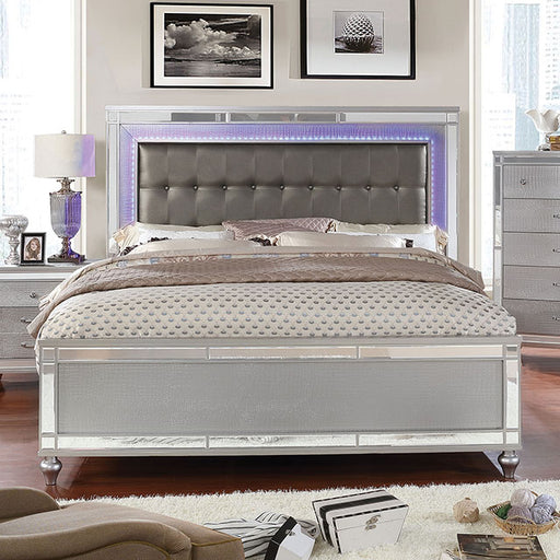 Brachium Silver Queen Bed - Premium Bed from FOA East - Just $680.55! Shop now at Furniture Wholesale Plus  We are the best furniture store in Nashville, Hendersonville, Goodlettsville, Madison, Antioch, Mount Juliet, Lebanon, Gallatin, Springfield, Murfreesboro, Franklin, Brentwood