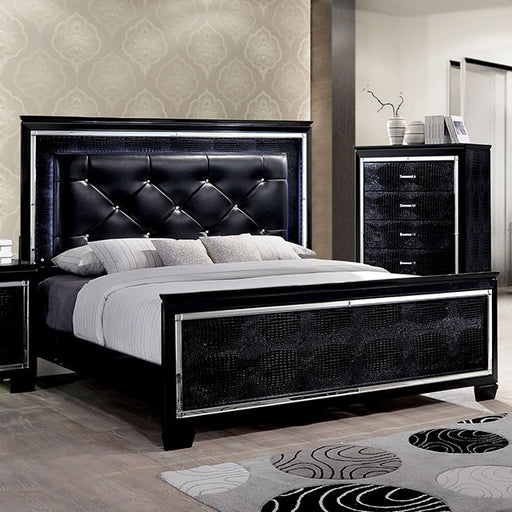 BELLANOVA Black Queen Bed - Premium Bed from FOA East - Just $778.05! Shop now at Furniture Wholesale Plus  We are the best furniture store in Nashville, Hendersonville, Goodlettsville, Madison, Antioch, Mount Juliet, Lebanon, Gallatin, Springfield, Murfreesboro, Franklin, Brentwood