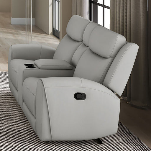 Jacobus Manual Recliner Loveseat w/ Console - Premium Loveseat from FOA East - Just $1306.50! Shop now at Furniture Wholesale Plus  We are the best furniture store in Nashville, Hendersonville, Goodlettsville, Madison, Antioch, Mount Juliet, Lebanon, Gallatin, Springfield, Murfreesboro, Franklin, Brentwood