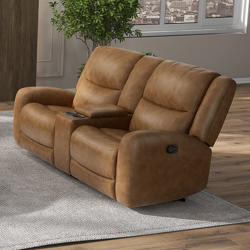 Leolinus Manual Recliner Loveseat w/ Console - Premium Loveseat from FOA East - Just $1306.50! Shop now at Furniture Wholesale Plus  We are the best furniture store in Nashville, Hendersonville, Goodlettsville, Madison, Antioch, Mount Juliet, Lebanon, Gallatin, Springfield, Murfreesboro, Franklin, Brentwood