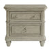 Whit-Ash - 2-Drawer Nightstand With USB - Light Gray – Nightstands w/ Charging Stations by Elements International at Furniture Wholesale Plus , Nashville furniture store