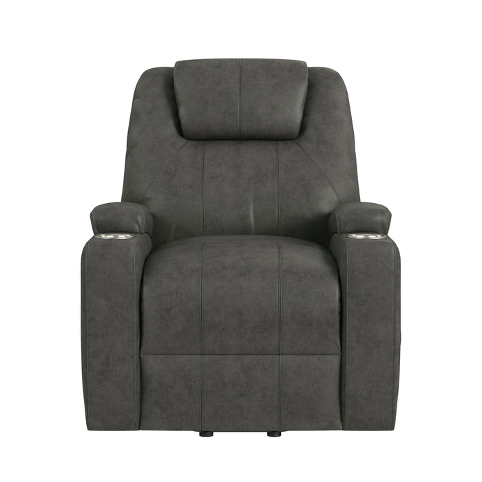 Kenmore - P1 Lift Chair With Heat Massage - Simba Dark Gray – Lift Chairs by Elements International at Furniture Wholesale Plus , Nashville furniture store